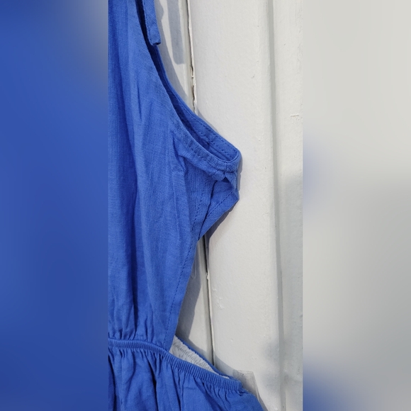 Shein Blue and White Sleeveless Dress Size Small - Picture 8 of 10